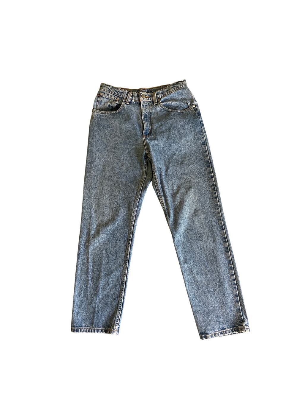 Vintage 90s Polo Ralph Lauren Medium Wash Straight Leg Relaxed Fit Jeans-28